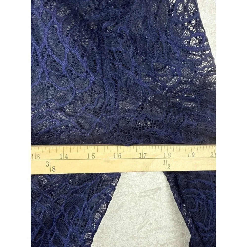 Intimately Free People In My Head Women's Bodysuit Thong Long Sleeve Blue Medium